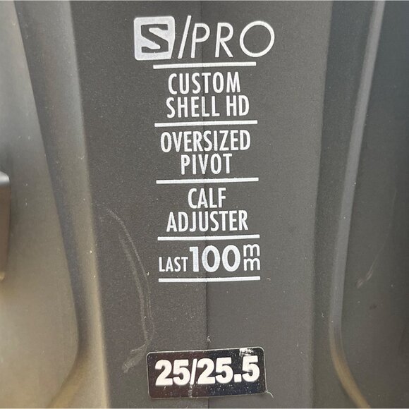 Salomon S/Pro X80 W Black Ski Boots Mondo 25.5 Therm-ic insoles included - New - Picture 8 of 14